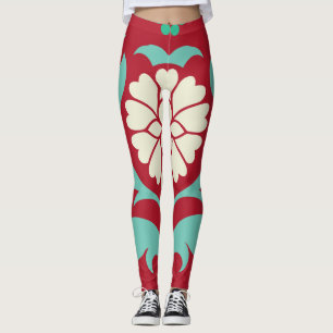 Legging Morris Style Floral Impressão