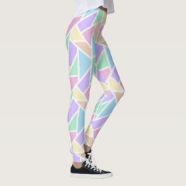 Legging Mosaico arco-íris de pastel