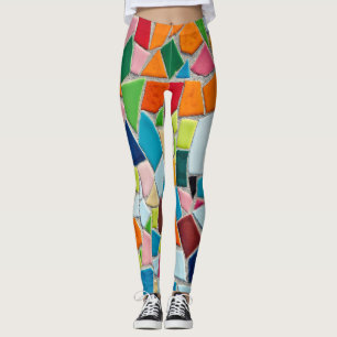 legging mosaico azulejos
