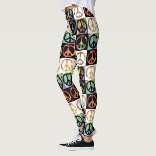 Legging Mosaico do sinal de paz