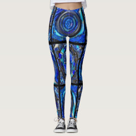 Legging Mosaico dos círculos frágeis