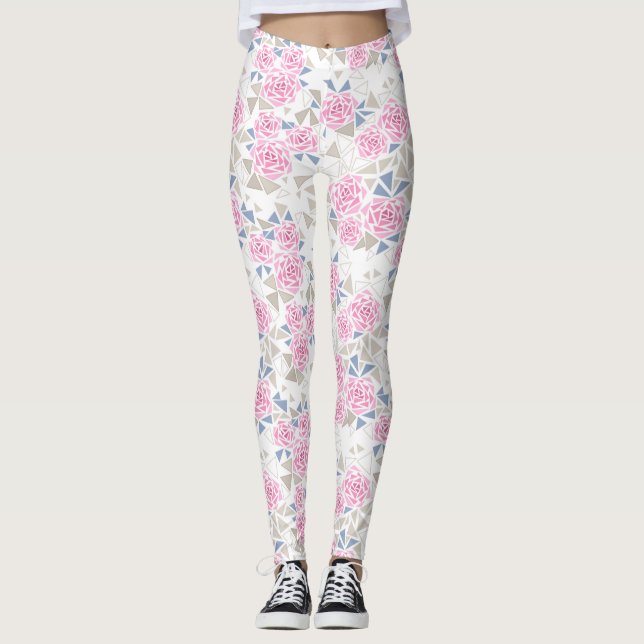 Legging Mosaico, flores (Frente)