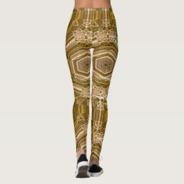 Legging Mosaico MODERN-abstrato, em forma de mosaico amare