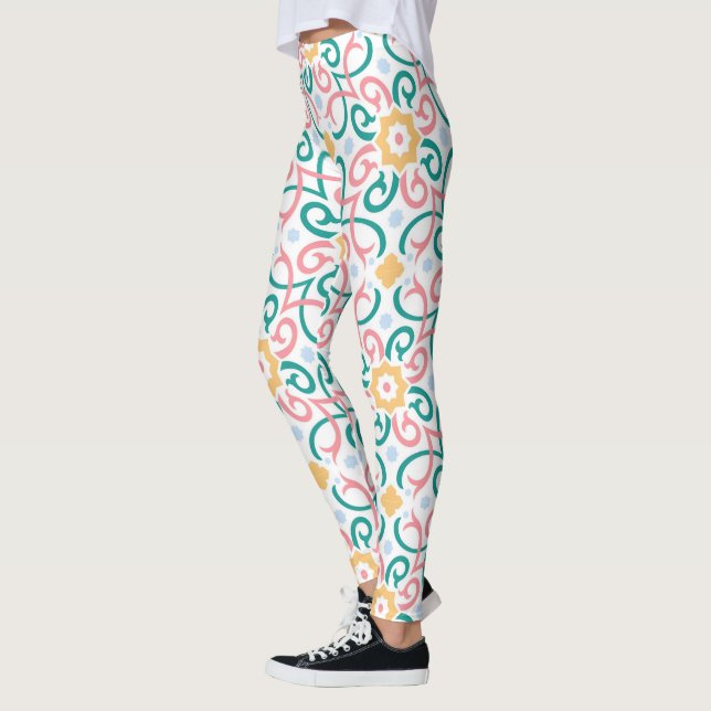 Legging Mosaico/pastel/primavera (Esquerda)