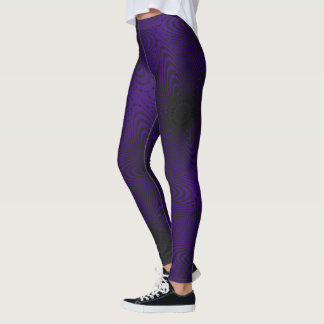 Legging Mosaico roxo-profundo-desenhar MODERN