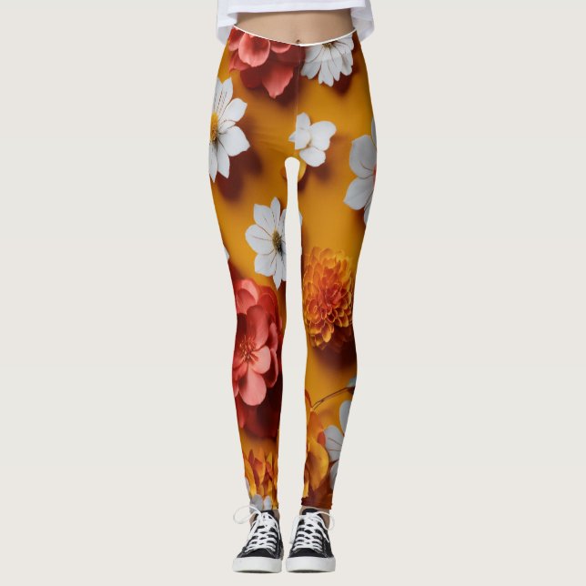Legging mostarda amarela feminina (Frente)