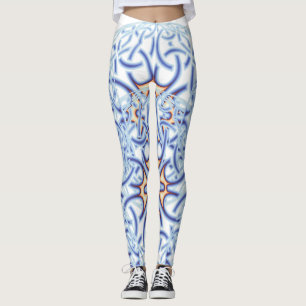 Legging Motif Circular Celta em Cores de Pastel
