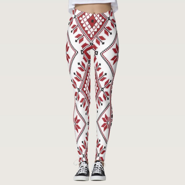 Legging Motif Tradicional, Motif Tradicional Romeno T-S (Frente)