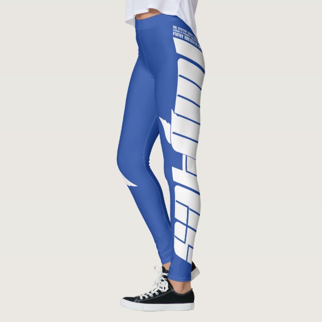 Legging moto satomi "satomi angel blue" (Esquerda)