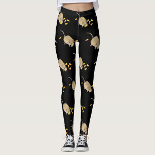 Legging Mouse de Halloween de Truque ou Tratar com Milhas 