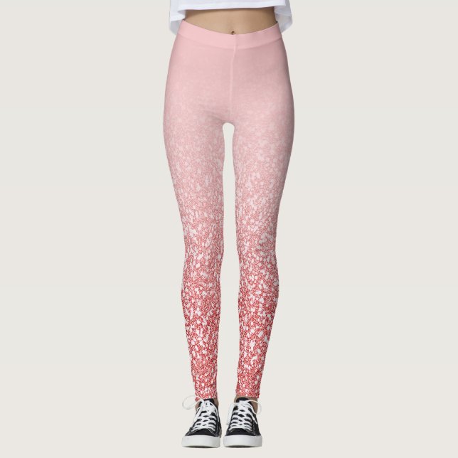Legging Mouse de Lâmina com Lente Dourada rosa (Frente)