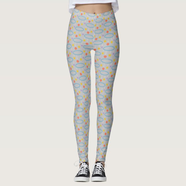 Legging móvel do círculo de bebê (Frente)