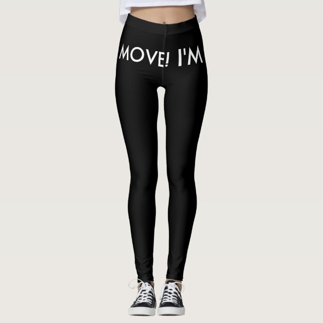 Legging Movimento! Eu sou alegre (Frente)