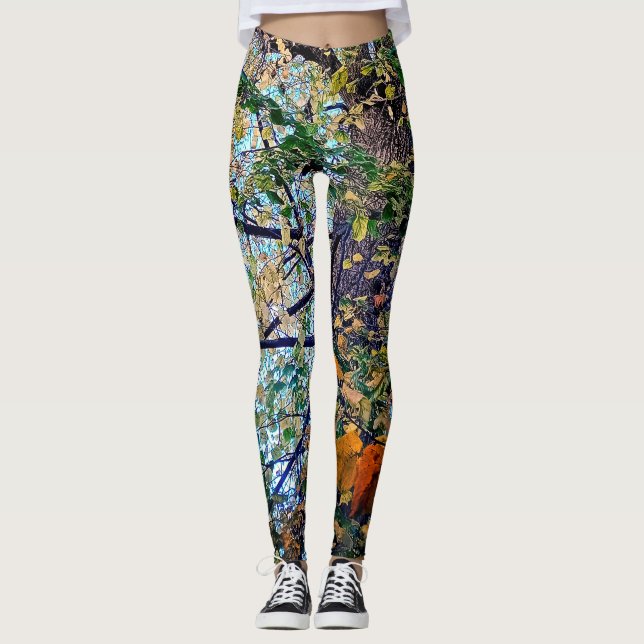 Legging Mudança nas folhas (Frente)
