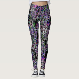 Legging Muitas caras estranhas…