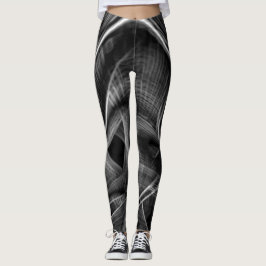Legging Muito retorcido com sulcos de cinza em fundo escur