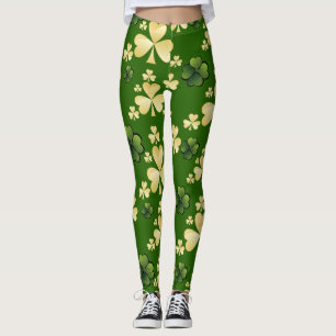 Legging Muitos Shamrocks/ -Seja irlandês por um dia