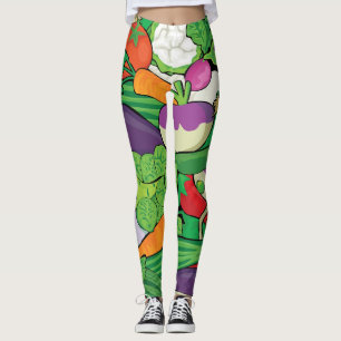 Legging Muitos vegetais - Jardineiro, Agricultor, Vegetari