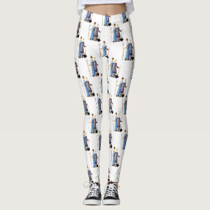 Legging Mulher do fazendeiro Rainha de Espadas Thunder_Cov