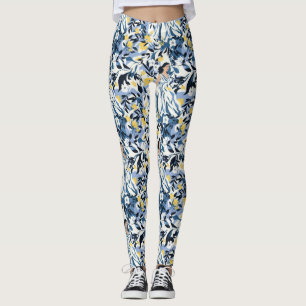 Legging Mulher em azul