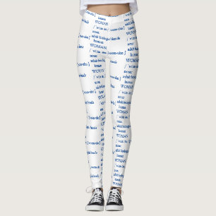 Legging Mulher: Mulher humana biológica adulta