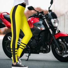 Mulheres Atléticas Moderno Fofo Amarelo Preto List