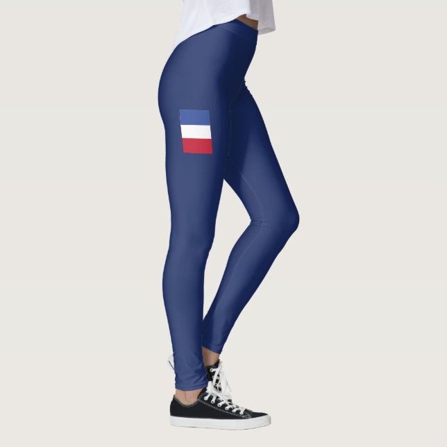 Legging Mulheres com bandeira francesa (Direita)