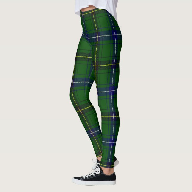Legging Mulheres do Xadrez Moderno do Clã Henderson Scotst (Esquerda)