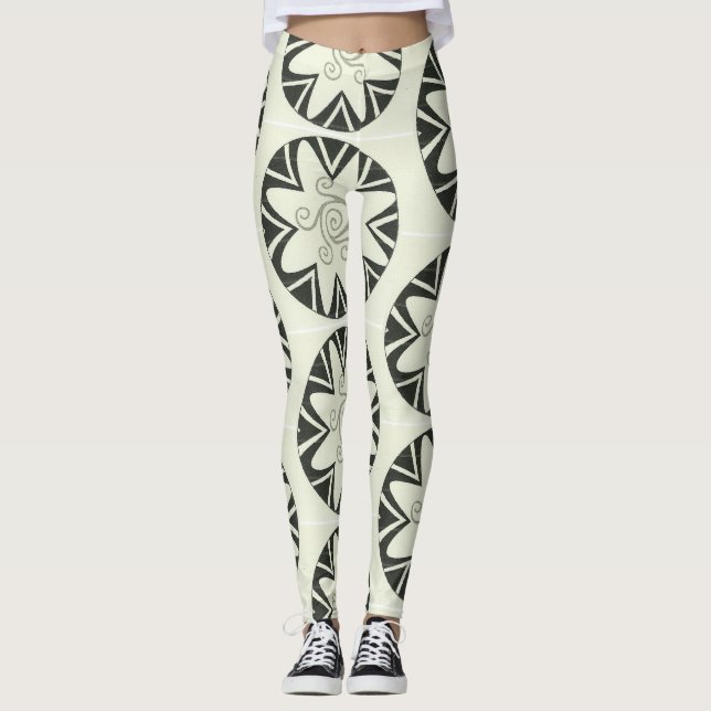 LEGGING MULHERES NEGRAS CINZAS NEGROS (Frente)