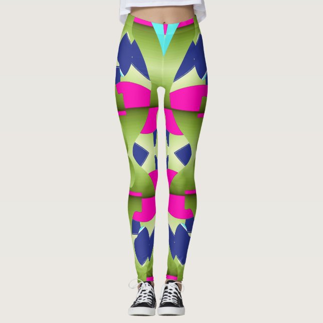 Legging multicolor "Ratti_Creative_Arts" fofa e mo (Frente)
