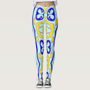 Legging Multicolor vintage sem emenda "Ratti_Creative_Arts