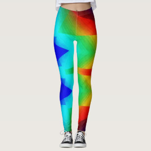 Legging Multicoloração "Ratti_Creative_Arts" multicolorido