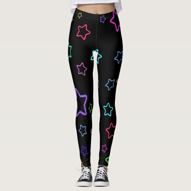 Legging Multicolored Starry Night (Frente)