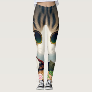 Legging Munchkin Cat Eating Ramen