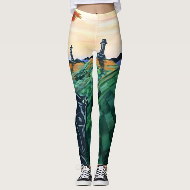 Legging Mundo Do Xadrez (Frente)