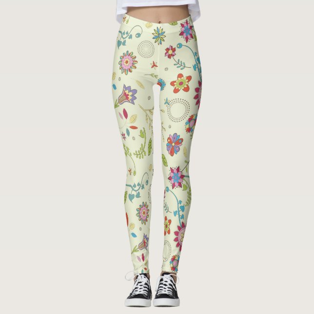 Legging Mundo Floral (Frente)