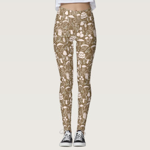 Legging Mushroom Brown Cream