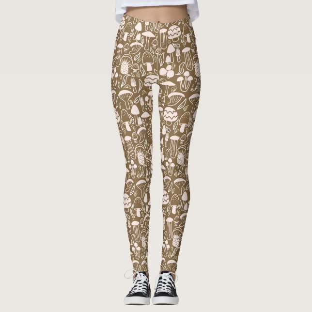 Legging Mushroom Brown Cream (Frente)