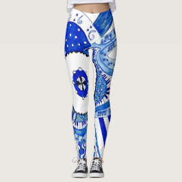 Legging Música dos azuis