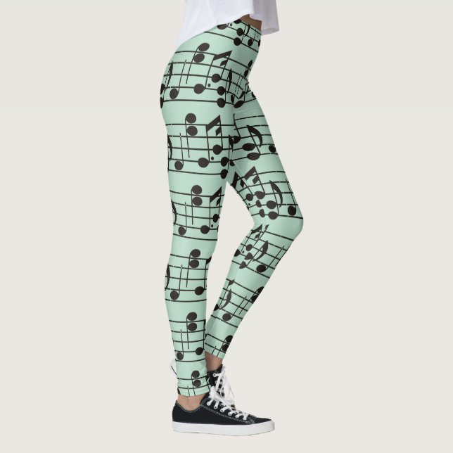 Legging Música verde (Direita)