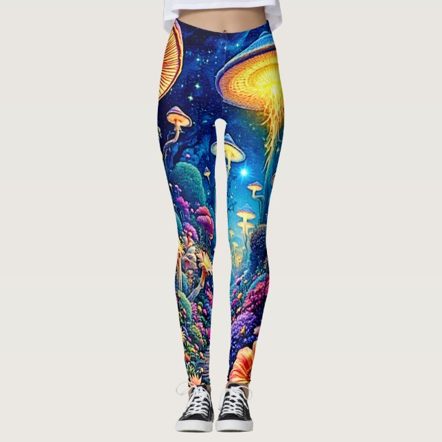 Legging Mystic Bloom Forest Sob Estrelas (Frente)