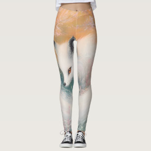 Legging Mystic Bloom Primavera Fox Watercolor