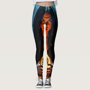 Legging Mystic Psychic Fortune Teller Design