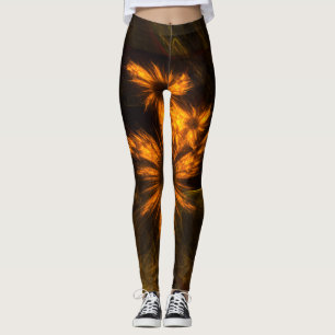 Legging Mystique Garden Abstrato Art
