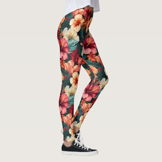 Legging Nº 23 Padrão Floral (Direita)