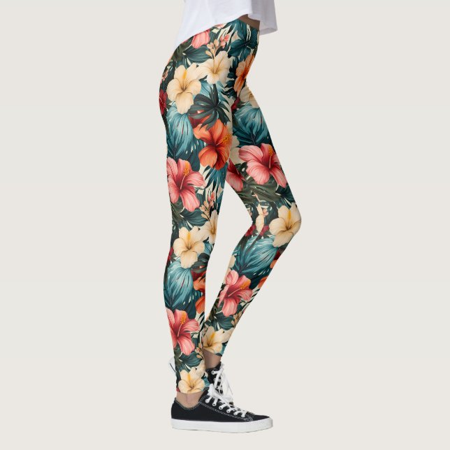 Legging Nº 2 Padrão Floral (Direita)