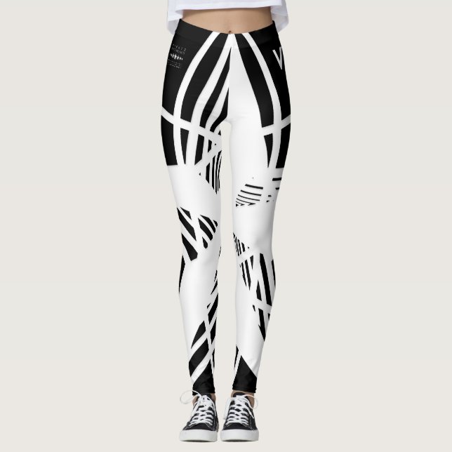 LEGGING N-VII [BLK/WHT] (Frente)