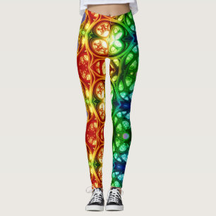 Legging Na moda bonito e colorido "Ratti_Creative_Arts"