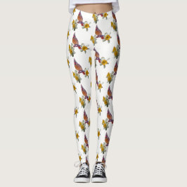 Legging Na moda Cardeal E Flores -