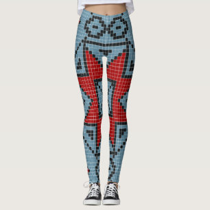 Legging Na moda clássico de tendências bonitinhas geométri